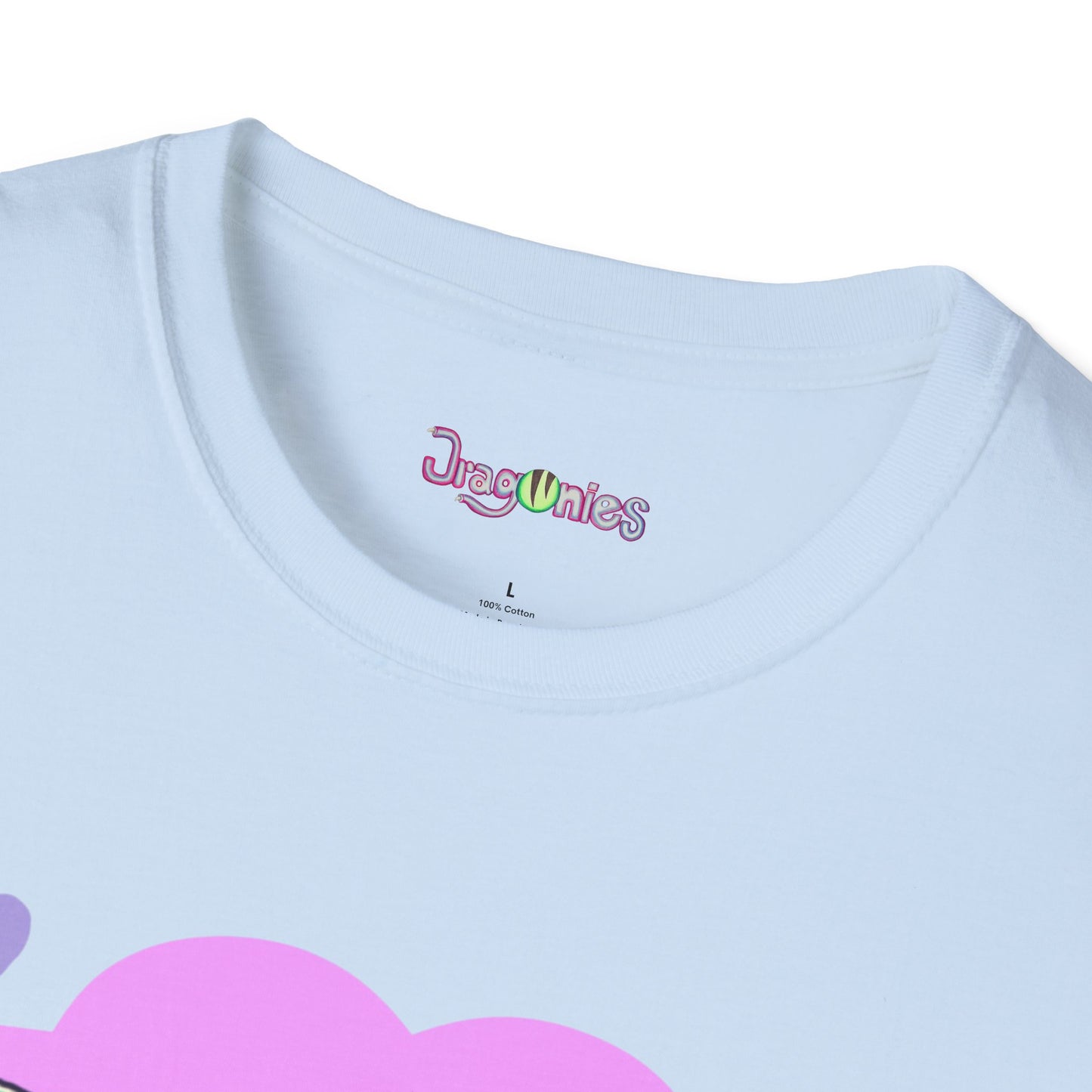 Dragonies Unisex Softstyle T-Shirt - Trendy Graphic Tee for Fantasy Lovers, Casual Wear, Gifts, Festivals, Fun Outfits