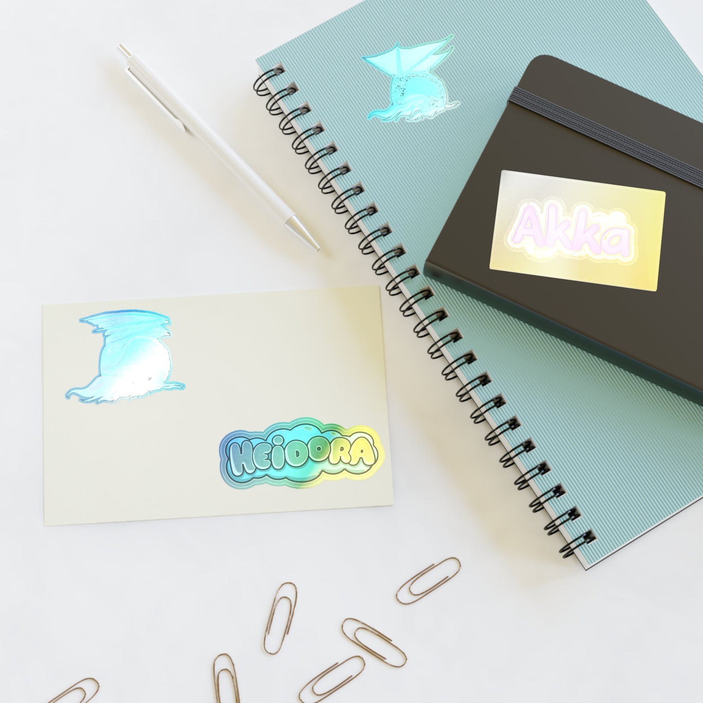 Akka and Heidorra Sticker Sheets for Personalization, Cute Decorative Stickers, Perfect for Kids, Gifts, Journals, Scrapbooking, Holiday