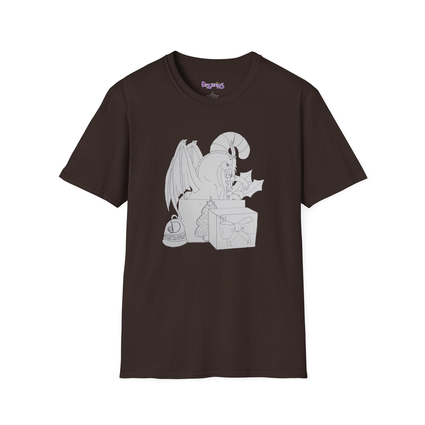 Coloe me Dragonies holidays T-Shirt, Cute Graphic Tee, Softstyle Unisex Shirt, Casual Wear, Halloween Costume, Anime Gift, Unique Present