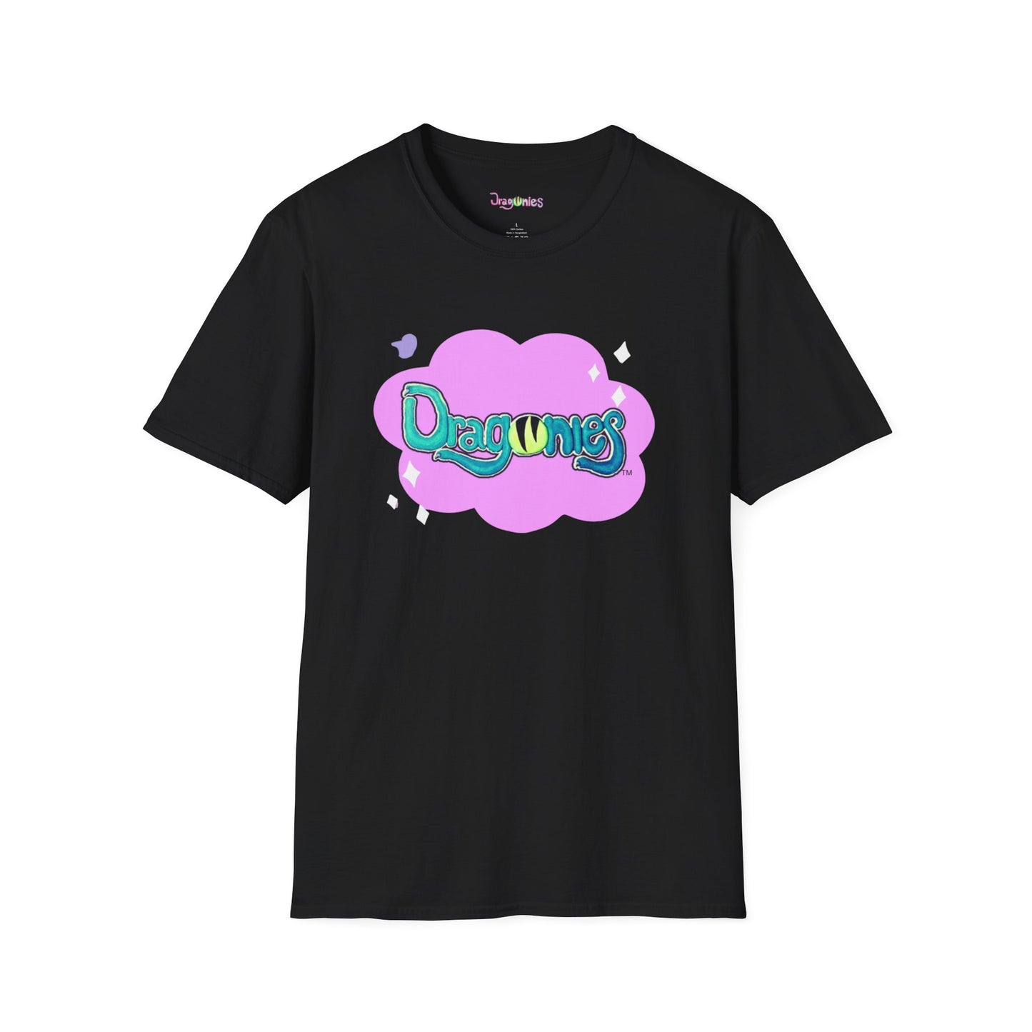 Dragonies Unisex Softstyle T-Shirt - Trendy Graphic Tee for Fantasy Lovers, Casual Wear, Gifts, Festivals, Fun Outfits