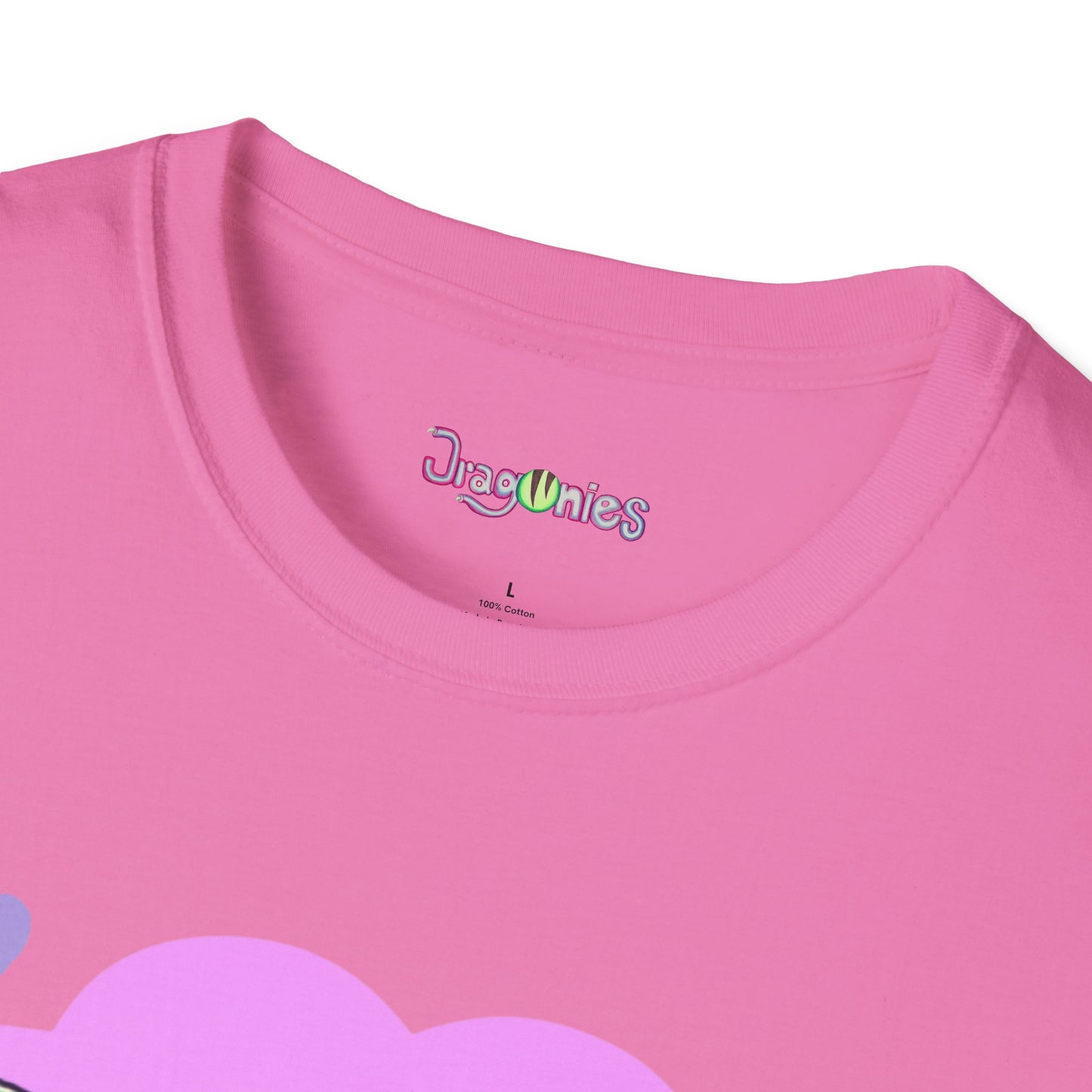 Dragonies Unisex Softstyle T-Shirt - Trendy Graphic Tee for Fantasy Lovers, Casual Wear, Gifts, Festivals, Fun Outfits