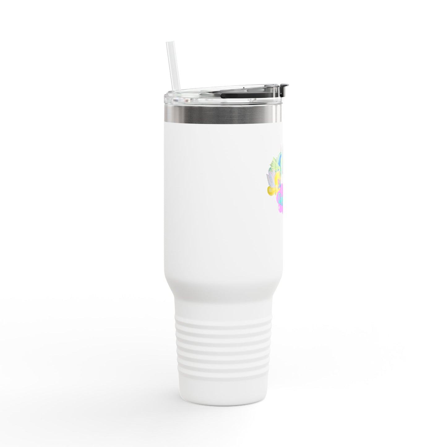 Dragonies Elementals Insulated Travel Mug, 40oz - Perfect for Coffee Lovers, Gifts for Her, Road Trips, Fun Designs, Eco-Friendly Drinkware