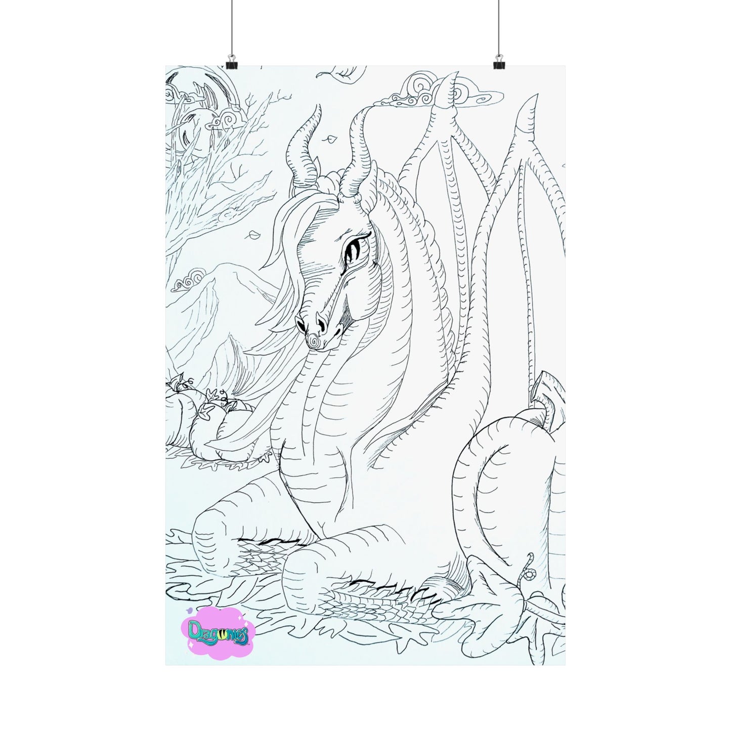 Fall Pumkin Harvest Dragonies, Mythical Wall Décor for Kids, Fantasy Room, Birthday Gift, Magical Home Decoration