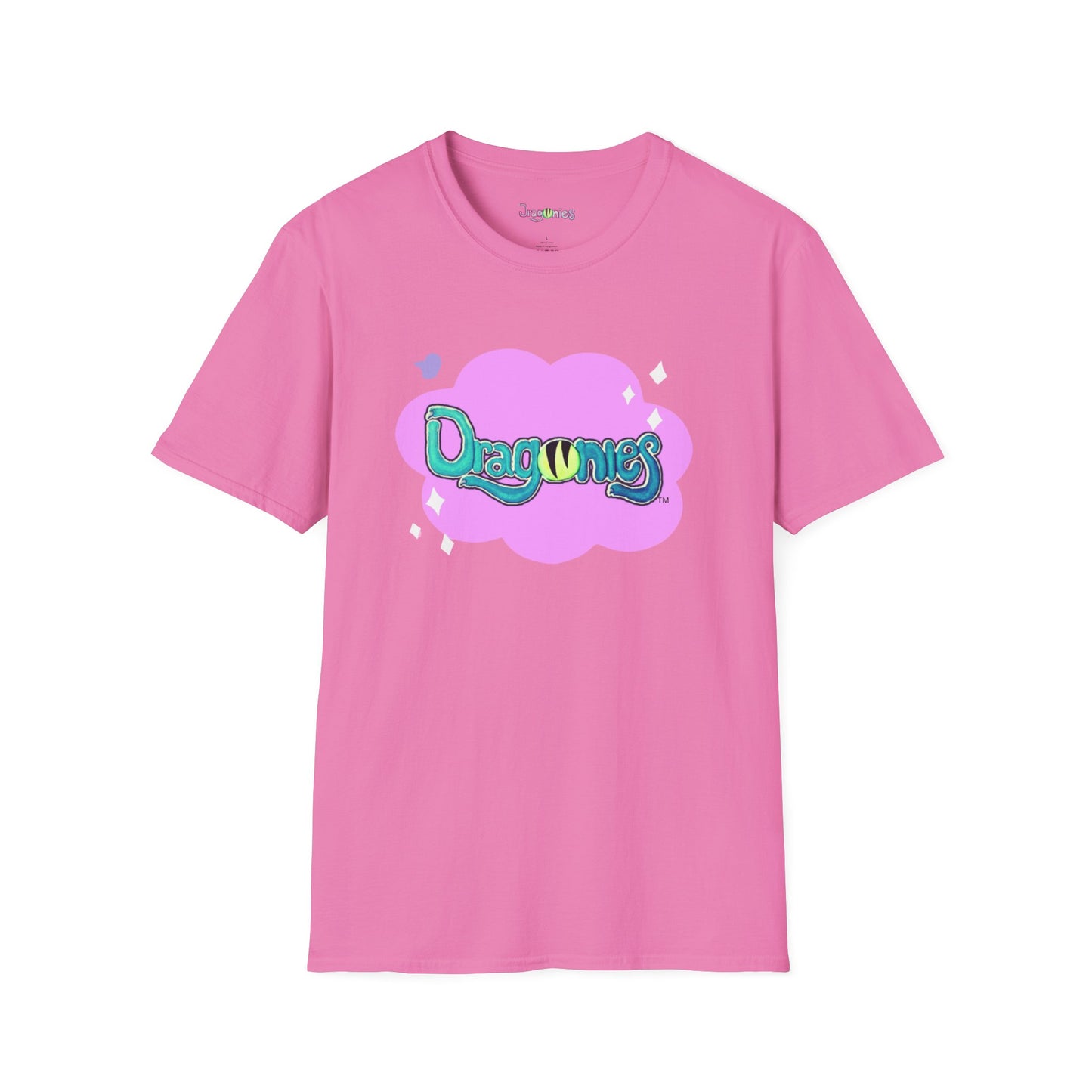 Dragonies Unisex Softstyle T-Shirt - Trendy Graphic Tee for Fantasy Lovers, Casual Wear, Gifts, Festivals, Fun Outfits