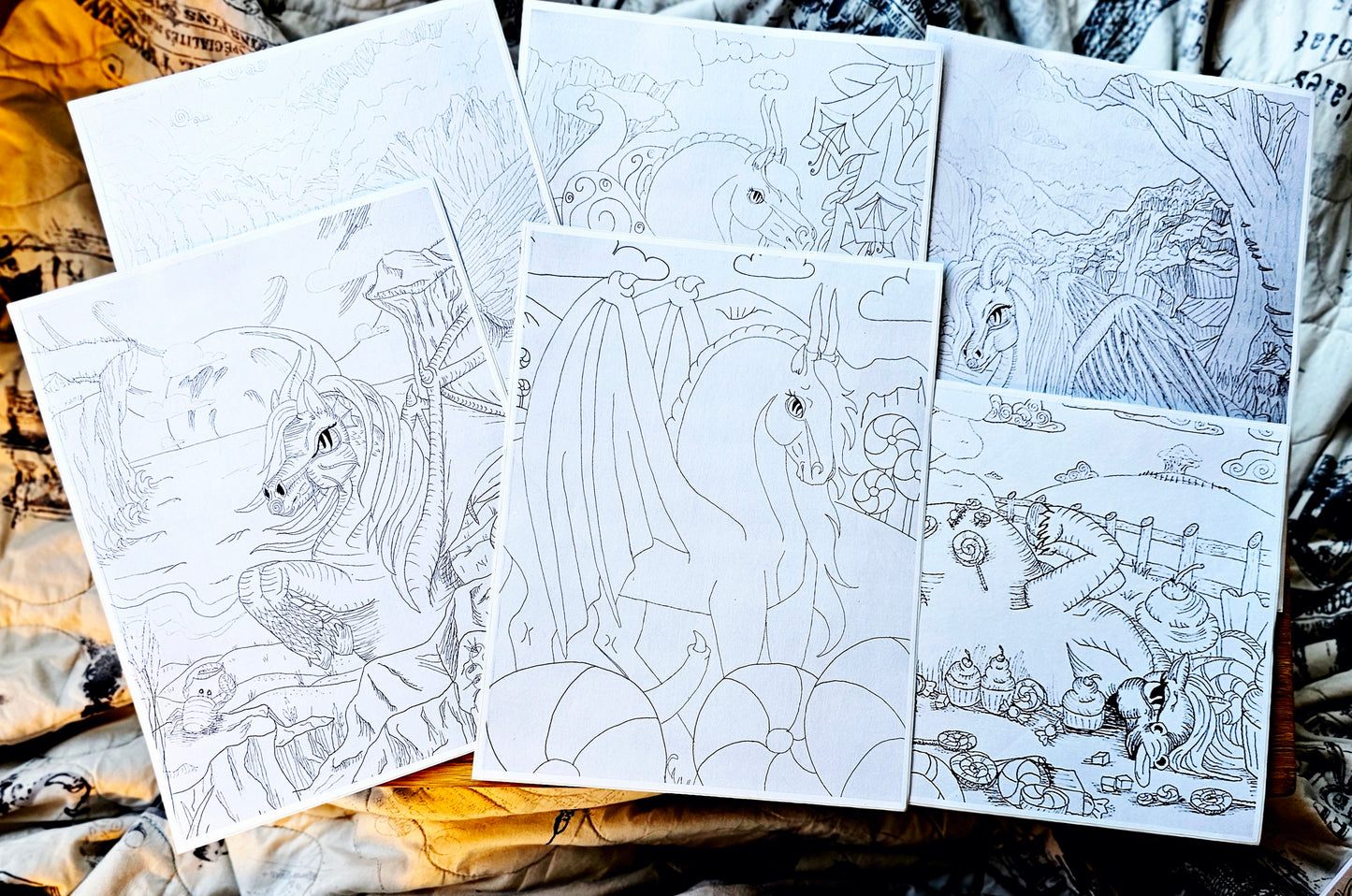 ColorMe Dragonies Mystery Coloring Bundle