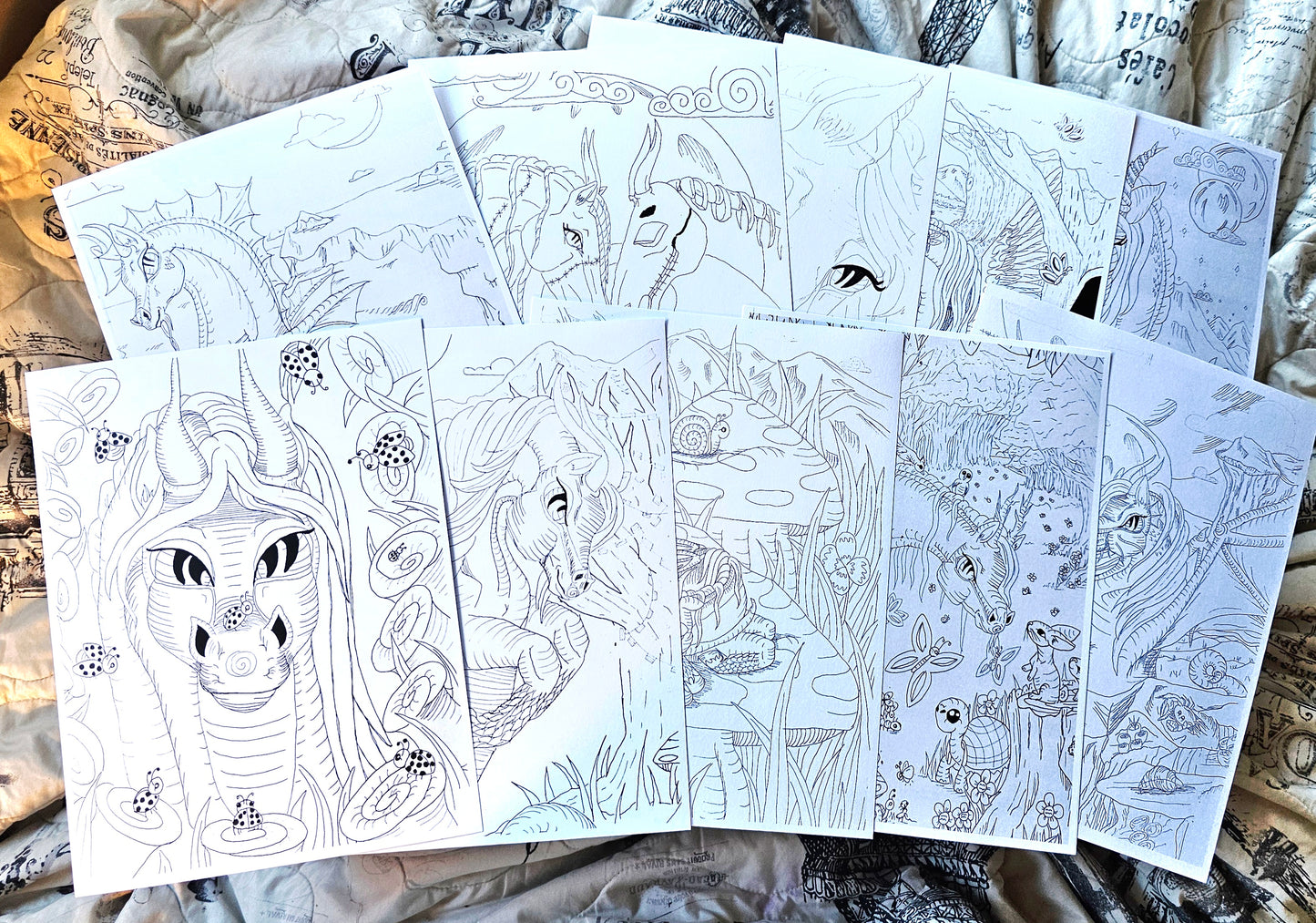 ColorMe Dragonies Mystery Coloring Bundle