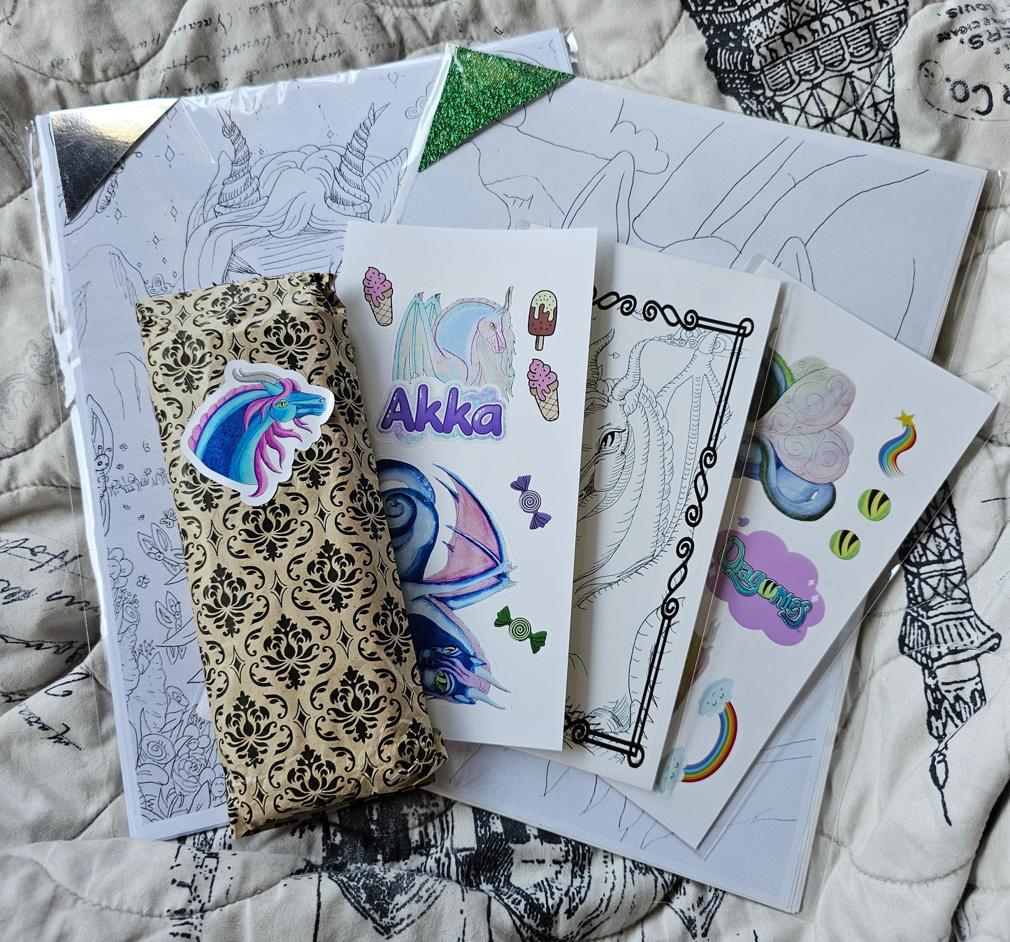 ColorMe Dragonies Mystery Coloring Bundle