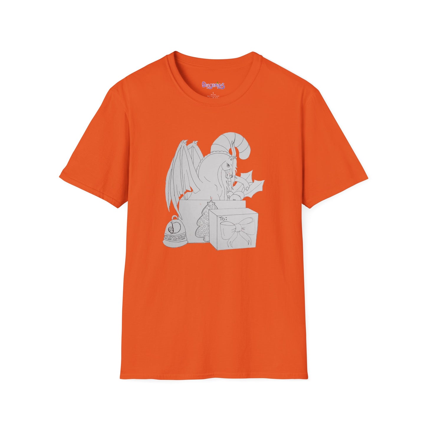 Coloe me Dragonies holidays T-Shirt, Cute Graphic Tee, Softstyle Unisex Shirt, Casual Wear, Halloween Costume, Anime Gift, Unique Present