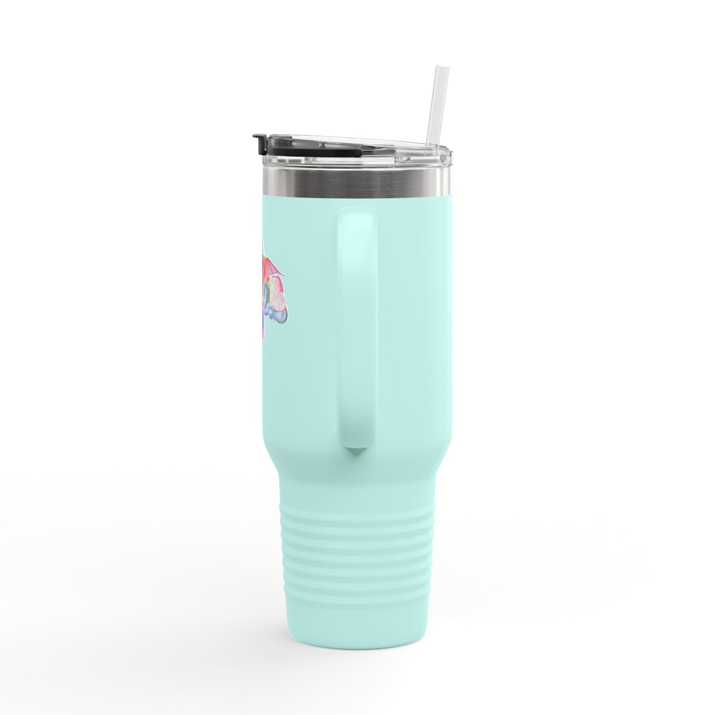 Dragonies Elementals Insulated Travel Mug, 40oz - Perfect for Coffee Lovers, Gifts for Her, Road Trips, Fun Designs, Eco-Friendly Drinkware