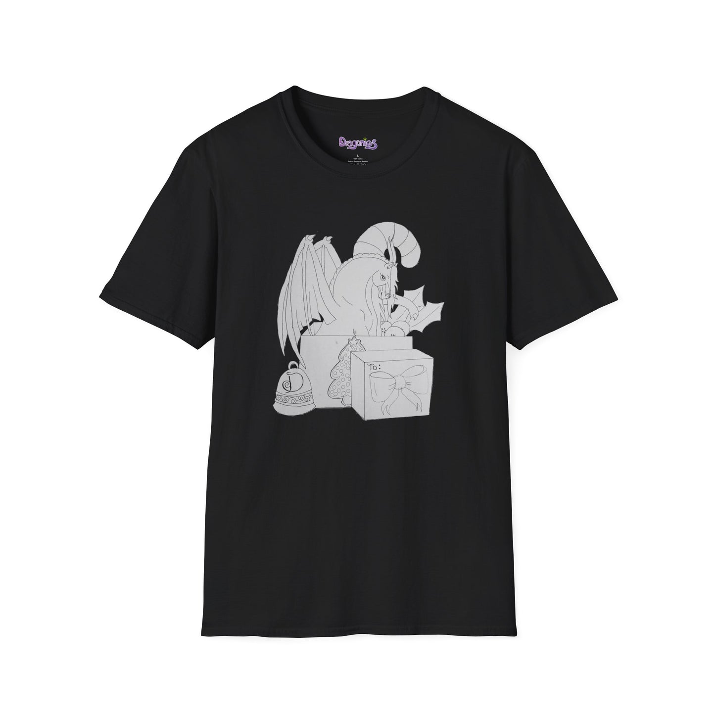 Coloe me Dragonies holidays T-Shirt, Cute Graphic Tee, Softstyle Unisex Shirt, Casual Wear, Halloween Costume, Anime Gift, Unique Present