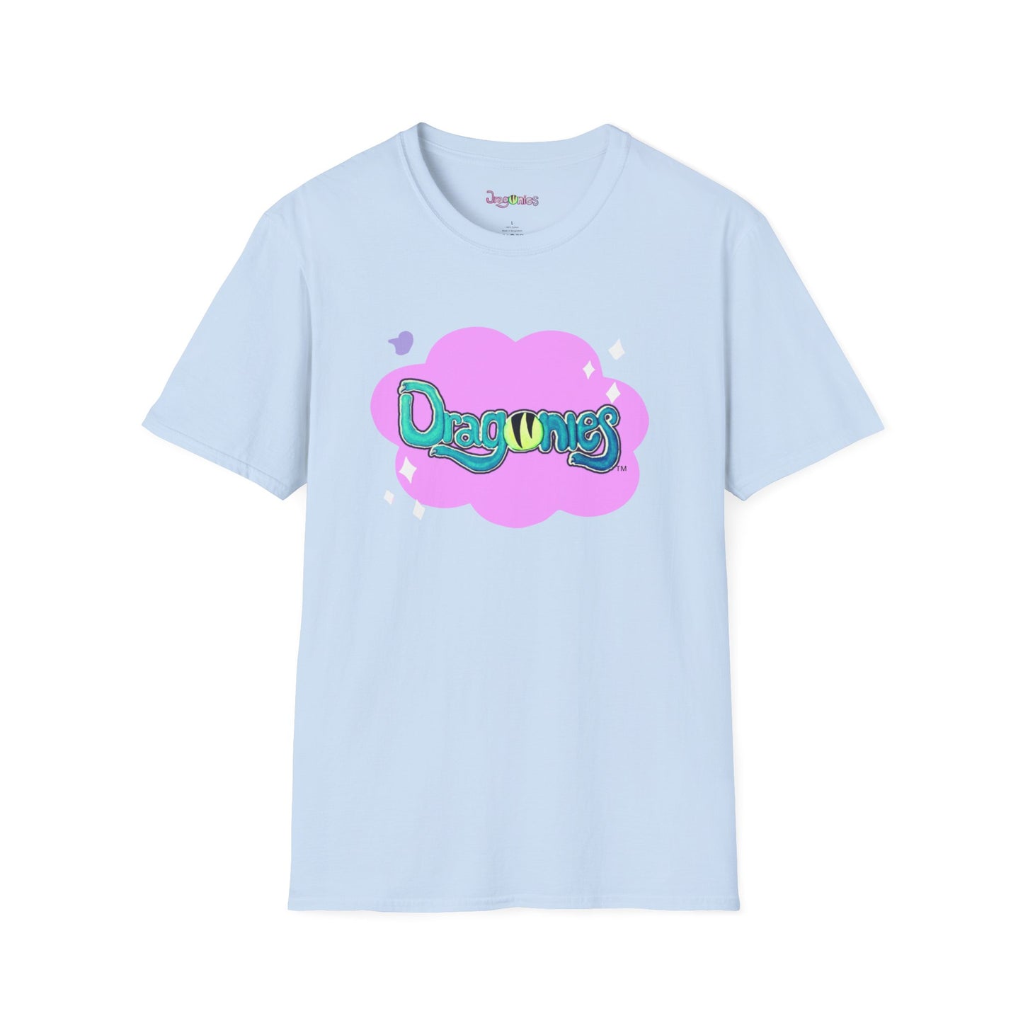 Dragonies Unisex Softstyle T-Shirt - Trendy Graphic Tee for Fantasy Lovers, Casual Wear, Gifts, Festivals, Fun Outfits