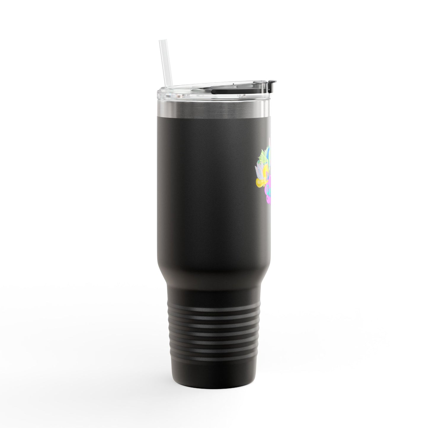 Dragonies Elementals Insulated Travel Mug, 40oz - Perfect for Coffee Lovers, Gifts for Her, Road Trips, Fun Designs, Eco-Friendly Drinkware