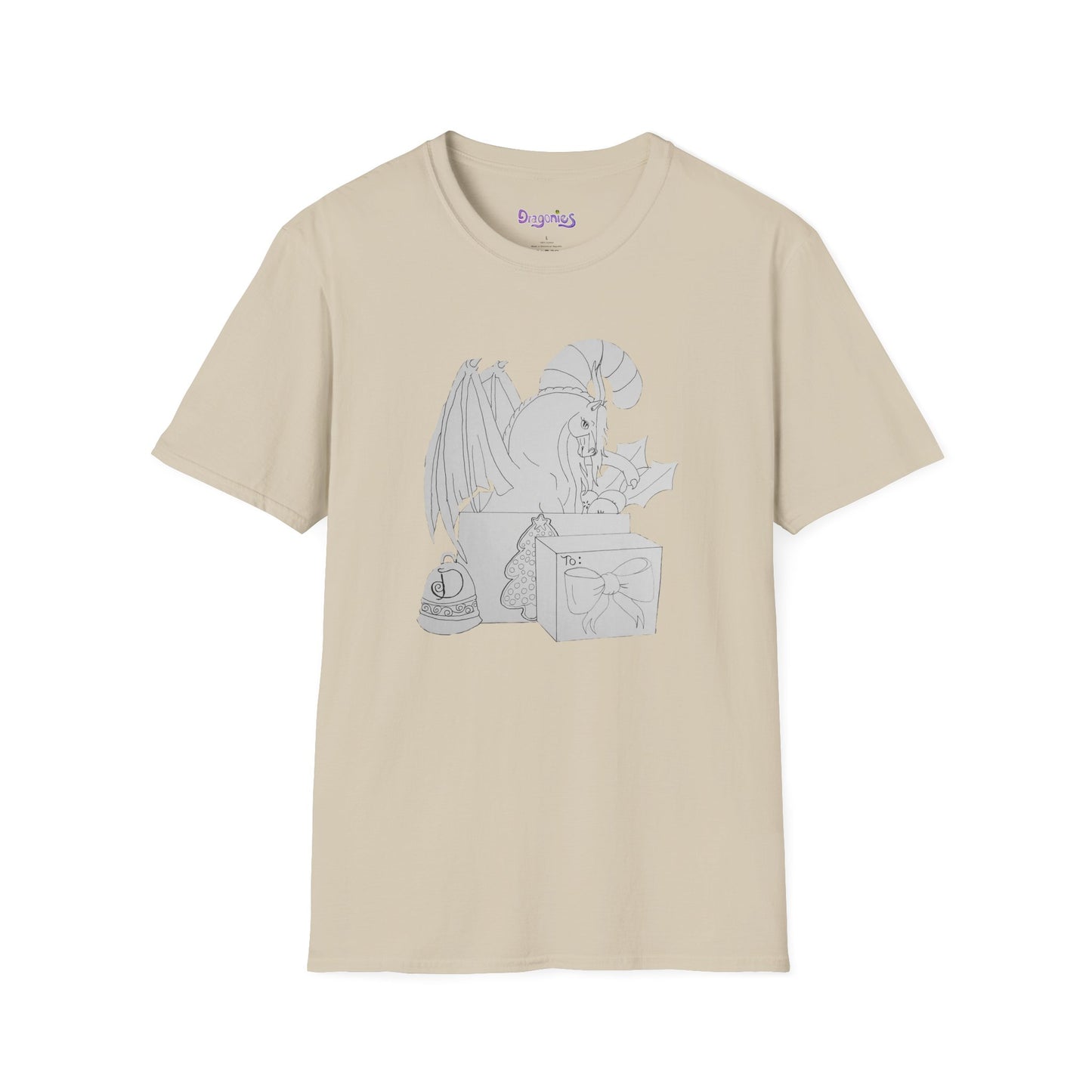 Coloe me Dragonies holidays T-Shirt, Cute Graphic Tee, Softstyle Unisex Shirt, Casual Wear, Halloween Costume, Anime Gift, Unique Present