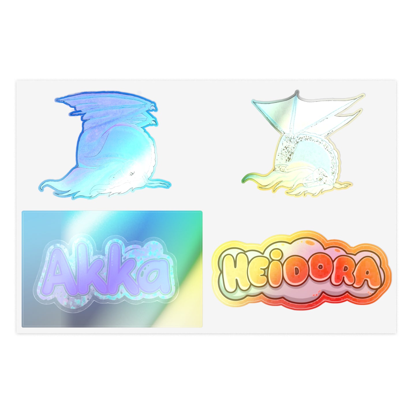 Akka and Heidorra Sticker Sheets for Personalization, Cute Decorative Stickers, Perfect for Kids, Gifts, Journals, Scrapbooking, Holiday