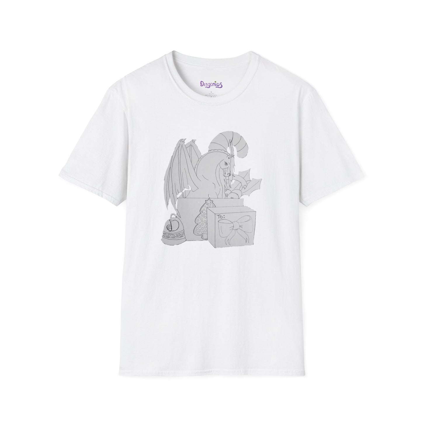 Coloe me Dragonies holidays T-Shirt, Cute Graphic Tee, Softstyle Unisex Shirt, Casual Wear, Halloween Costume, Anime Gift, Unique Present