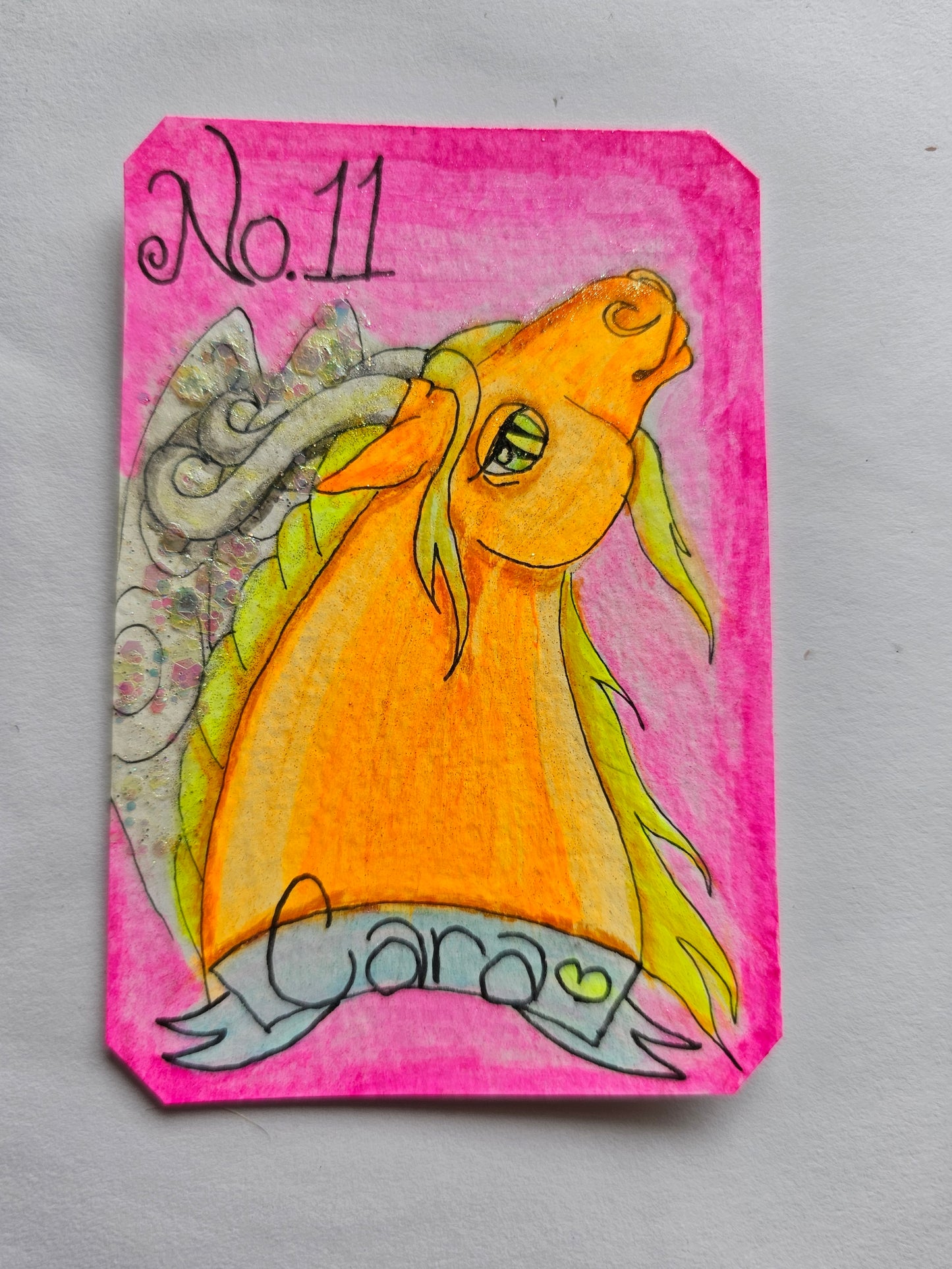 No. 11 CARA ATC ACEO 3X4 INCH collectors card