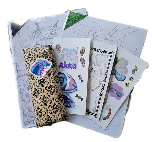 ColorMe Dragonies Mystery Coloring Bundle